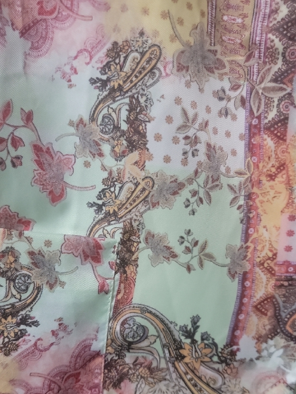 Women's Multi-Color Printed Blazer - Picture 3 of 4